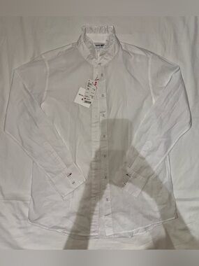 UNIQLO White Cotton Button-Down Shirt